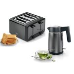 Bosch Graphite Designline Kettle And Toaster Combo