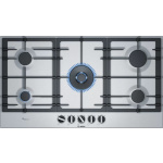 Bosch Serie 6 Gas Hob 90cm Stainless Steel PCR9A5B90Z