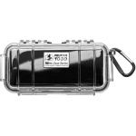 Pelican 1030 Case W/Liner -Wi -Black/ Clear