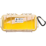 Pelican 1030 Case W/Liner- Wi--Yellow Clear