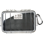Pelican 1040 Case W/Liner -Wi-  Black/ Clear