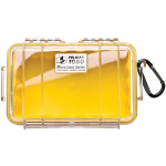 Pelican 1050 Case W/Liner Wi-Yellow Clear
