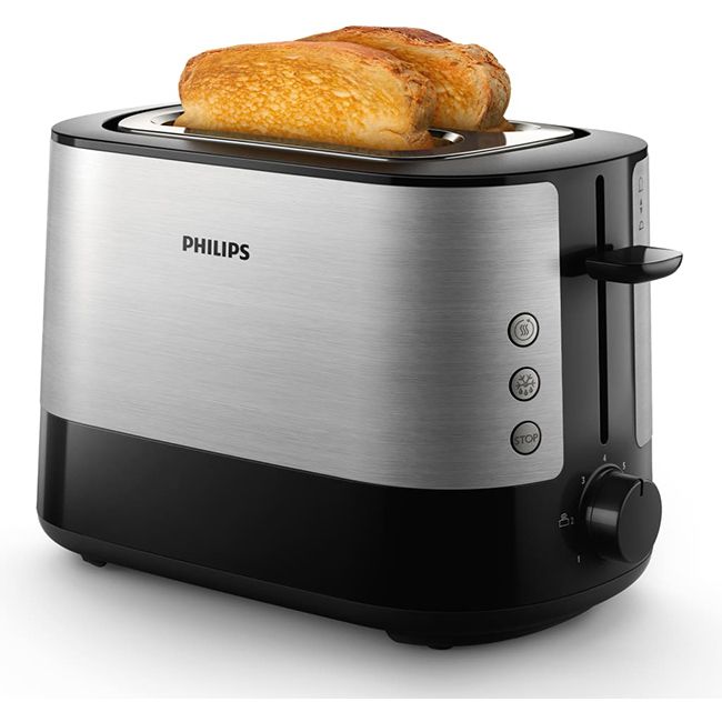 Toasters Philips Viva Collection Toaster Black HD2637/91 for sale in