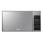Samsung 23L 800 Watt Solo Microwave - Black Frame With Mirror Door ME83X
