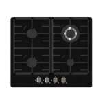 Falco Black Glass Gas Hob 60cm FAL-BGH-60