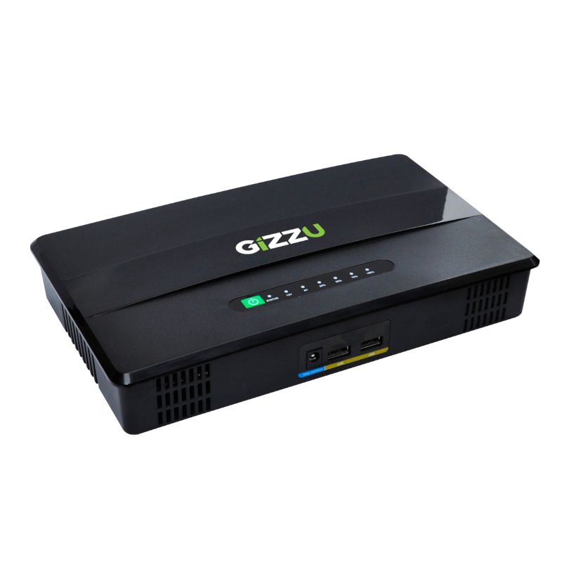 Gizzu 60W 65Wh 17600mAh Mini POE DC UPS ‚ Black GUP60W