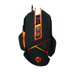 Canyon Mouse Hazard GM-6 LED Wired Black Orange CND-SGM6N