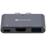 Canyon Hub DS-1 3in1 Thunderbolt 3 Space Grey CNS-TDS01DG