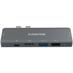 Canyon Hub DS-5 7in1 Thunderbolt 3 Space Grey CNS-TDS05B